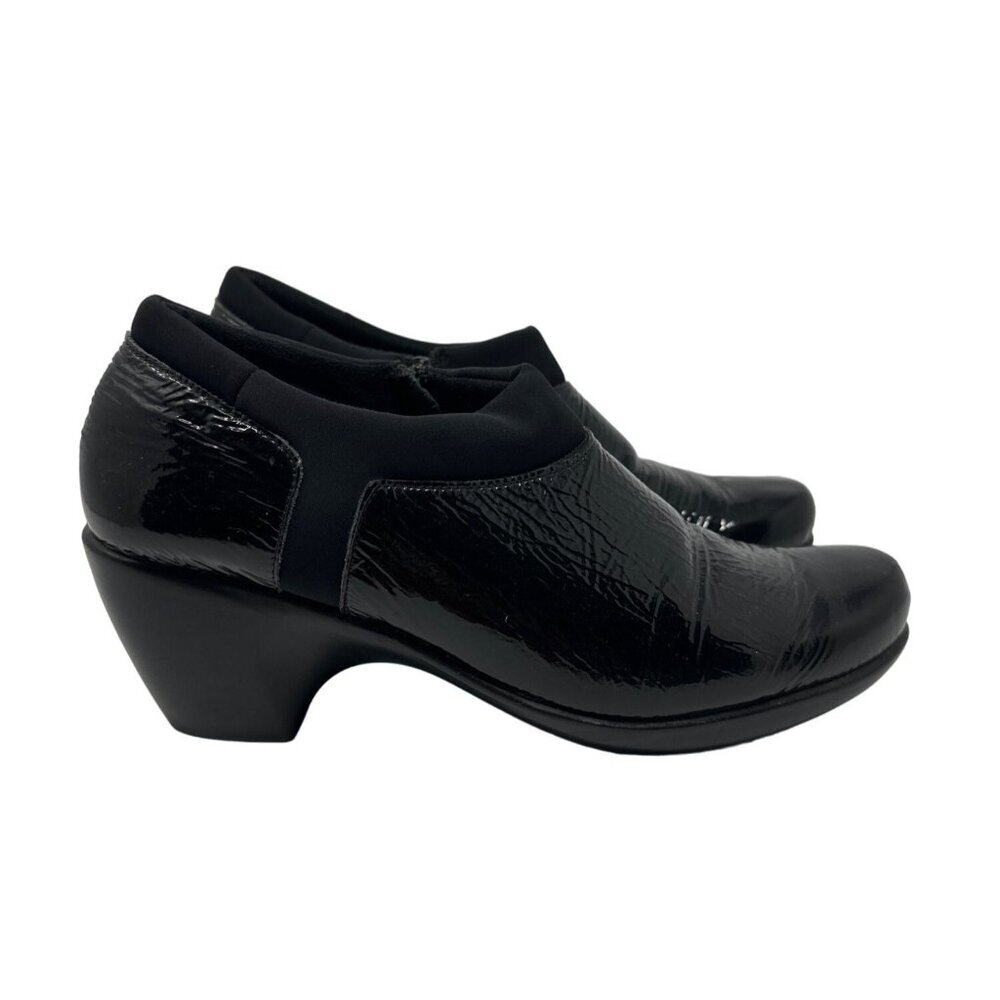 Naot Gleam Crinkled Patent Leather Bootie Size 41 US 10/10.5